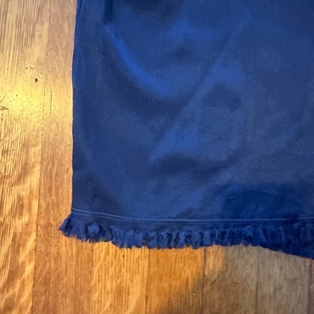 Free For Humanity, Round Neck Fringe Top O/S NWT; made in Italy - Picture 6 of 9